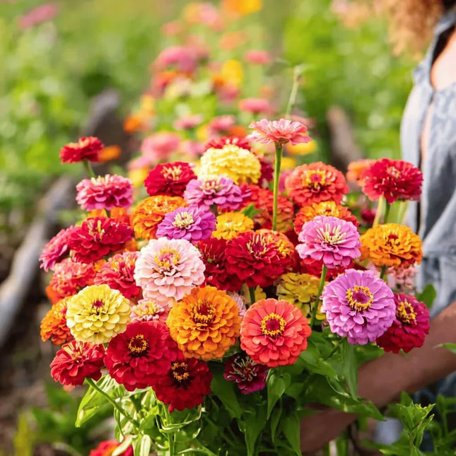 Cut & Come Again Zinnia Seeds — 25 Count 🌼